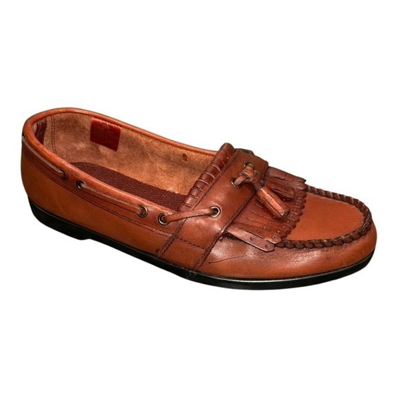 Harbor Tack | Men’s Tassel Slip-On Shoes – Brown Leather, Size 9.5, Leather
New